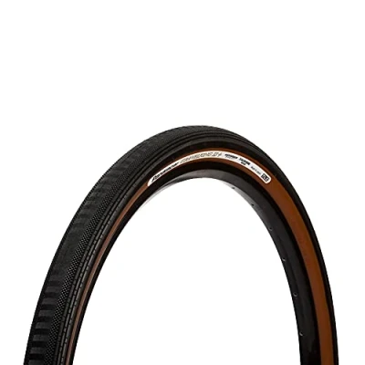 Image of Panaracer GravelKing Semi Slick Plus TLC Folding Tyre : Black/Brown, 27.5 x 1.90