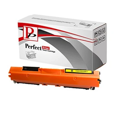 Image of PerfectPrint Compatible Toner Cartridge Replacement for HP Colour LaserJet Pro MFP M176n M177fw CF352A (Yellow)