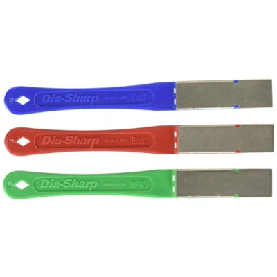 Image of DMT Dia Sharp Superior Diamond Mini Hone Kit of C F E Knife Sharpener Multi Colour, 25 Inch
