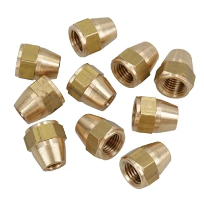 Image of Brass Brake Pipe Fittings 7/16&quot; x 20 UNF Female 10 Pack for 1/4&quot; FL16