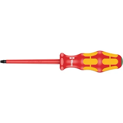 Image of Wera 05006177001 27 x 100 mm &quot;167i VDE&quot; TX Insulated Screwdriver for TORX Screws Silver