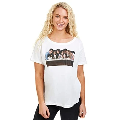 Image of Friends Women&#039;s Milkshake T Shirt, White (White White), 12 (Size:Medium)