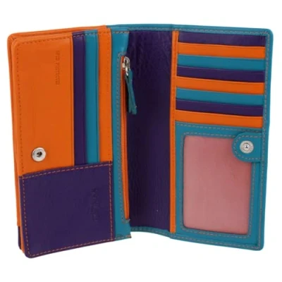 Image of Golunski Leather Ladies Purse/Wallet RFID Protected Dakota Multi