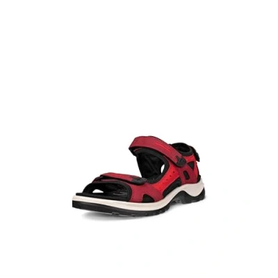 Image of ECCO Offroad Walking sandals, Women&#039;s, Size: 6, Brick chili red Nubuck/textile