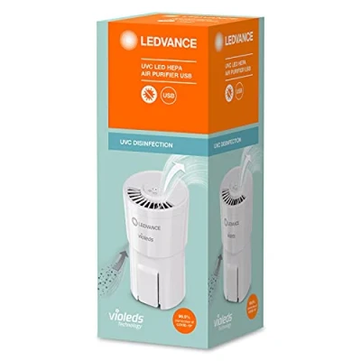 Image of Ledvance UVC HEPA Air Purifier, Cleaning With Full UV C Power For Desinfecting The From Viruses and Bacteria a Nice Clima, Handy Everywhere Usable USB Cable