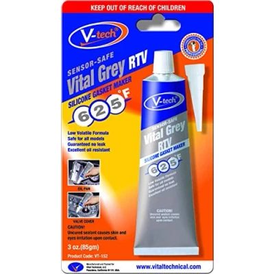 Image of V Tech Vital Grey RTV Silicone Instant Gasket Maker : 85g