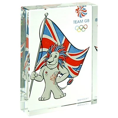 Image of Team GB London 2012 Pride the Lion Gift Block