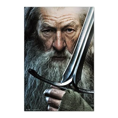 Image of Grupo Erik The Hobbit Gandalf Poster 36 x 24 inches / 91.5 61 cm Lord Of Rings Shipped Rolled Up Cool Posters Art &amp; Prints Wall