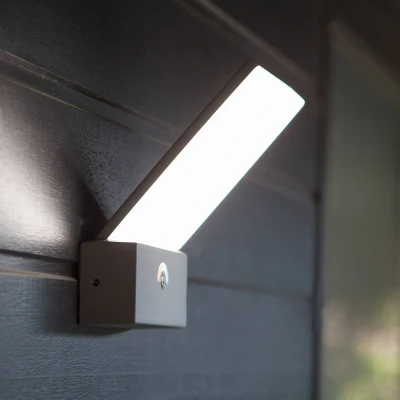 Image of LUTEC Pano LED wall light, 3,000 K 5,000