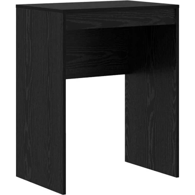 Image of vidaXL Writing Desk Black oak Engineered wood 60 x 40 76 cm