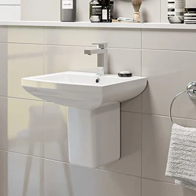 Image of Tabor 460mm Basin and Semi Pedestal