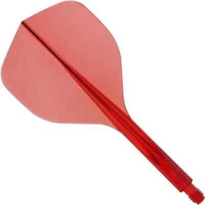Image of Condor Axe 120 Dart Flights and Colours. (Clear Red, Medium)