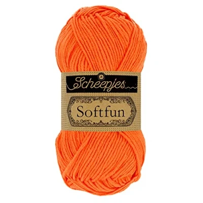 Image of Scheepjes Softfun 2651 Pumpkin Yarn 10x50g