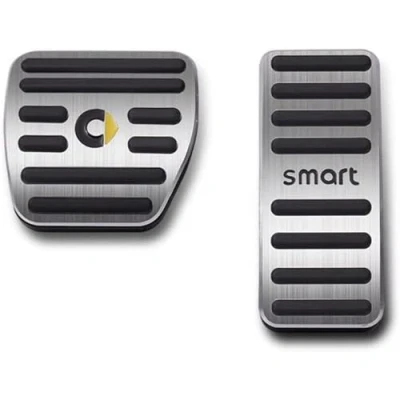 Image of Car Pedal Cover for Smart Fortwo 451 453 Forfour 450 452 454 Cabrio Roadster, Foot Pedals Accelerator Brake Aluminum alloy Non slip Pads Covers Rust Proof Pad