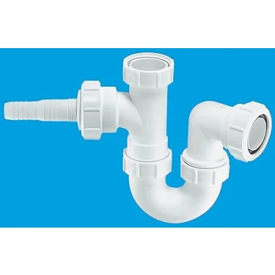 Image of McAlpine WM2 75mm Swivel P Trap Multi Outlet And Inlet for Domestic Appliance