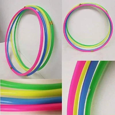Image of FlickBuyz Solid Plain kids adult Weight Loss Sports hoola Hoop Small and Large Fun Activity Games Fitness Exercise Hula Hoops (PK 16, 75cm (30&quot;) Plain)
