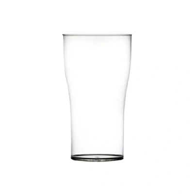 Image of Elite Polycarbonate 2 Pint Tulip Tumbler CE Reusable Plastic Beer Glass Marked at Pints
