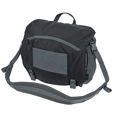 Image of Helikon Tex URBAN COURIER BAG LARGE Cordura BLACK/SHADOW GREY