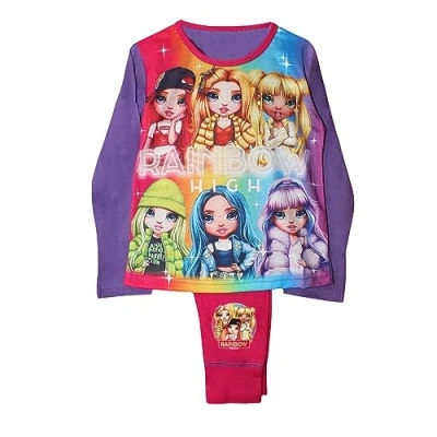 Image of Rainbow High Girls Pyjamas Pjs Sizes 4 10 Years (as8, age, 5_years, 6_years, regular) Multi