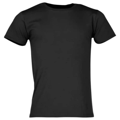 Image of Fruit of the Loom iconic T shirt, sizes S 5XL, black, M