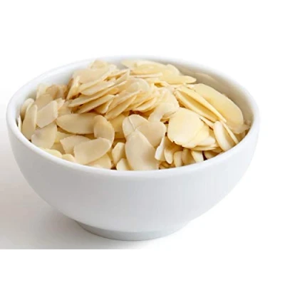 Image of Flaked Almonds 5kg 100% Natural Raw Sliced Blanched Almond Flakes 5 kg Large Bulk Bag Premium Quality Blanch Slices Slice Nut Ideal for Baking Cakes Cereal Topper Non GMO Vegan PURIMA