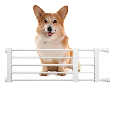 Image of Wide Gate for Dogs, Pet Safety Gate, Retractable Dog Barrier Stair Doorway, Gates Indoor Extendable No Drilling, Pressure Mounted Adjustable Length 39 60cm/75 135cm