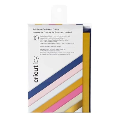 Image of Cricut A6, Sensei, Joy Foil Transfer Insert Cards 10 Pack 11.4cm x 15.9cm