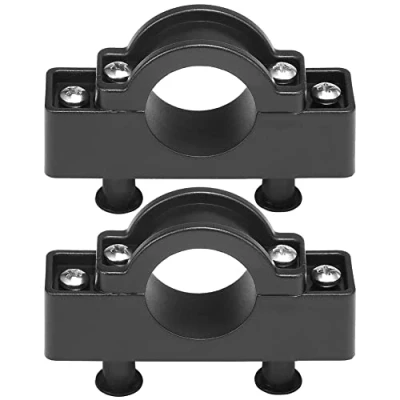 Image of soonbuy 1 Pair Marine Boat Kayak Canoe Outrigger Stabilizer, Nylon Mount Mounting Bracket Holder Hardware, Holder/Motor Pole Clip Replacement Accessories black