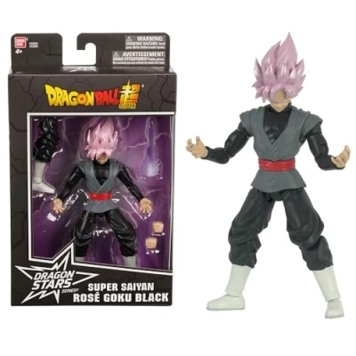 Image of Bandai Dragon Ball Super Star Figurine,17 cm Saiyan Rosé Goku Black 35866