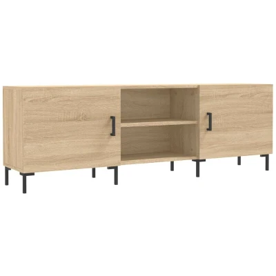 Image of vidaXL TV Cabinet Sonoma Oak 150x30x50 cm Engineered Wood