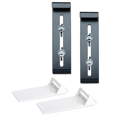 Image of Plastia FixPot Window Box Brackets Invisible Flower Holder for Windowsill Metal Planter Adjustable Sill Brackets, 2 pcs