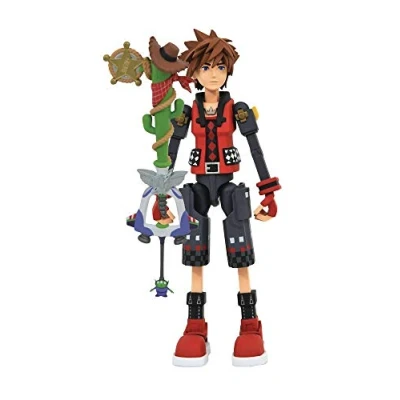 Image of Diamond Select Toys AUG192725 Kingdom Hearts 3: Toy Story Valor Form Sora Action Figure, Multicolor