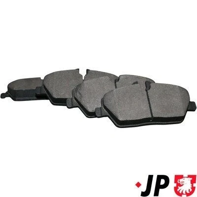 Image of 34106863292, 34106864263, 34106874809, 34106884263, 34112289143 Brake pad set JP GROUP 1463601210 Front Axle prepared for wear indicator