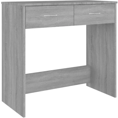 Image of vidaXL Desk Grey Sonoma 80x40x75 cm Engineered Wood
