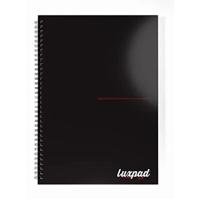 Image of Silvine Luxpad FSC A4 Hardback Wirebound Notebook Lined (140 Pages)