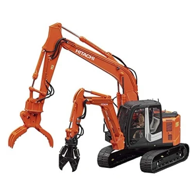 Image of Hasegawa HSW04 1:35 Scale Hitachi Double Arm Construction Machine Astaco Neo Plastic Model