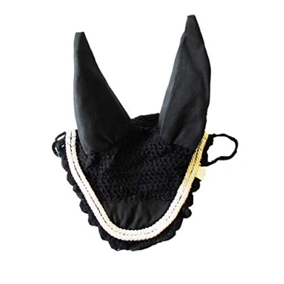 Image of Rhinegold Fly Veil/Noise Muffler Full Black