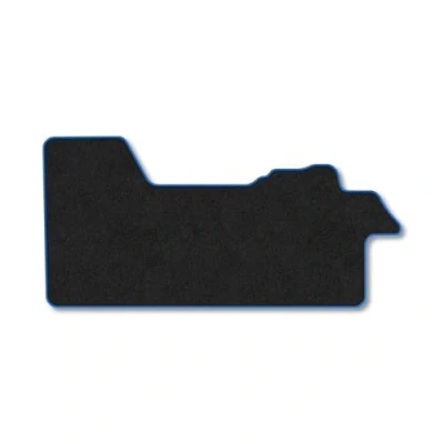 Image of Carpet Floor Mats for the Peugeot Boxer (2006+) Custom Van Accessory Tailored fit, Granulated Anti Slip Layer &amp; Blue Binding