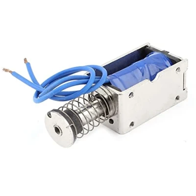 Image of WANGCL FJ Z05 DC 12V 2.5A Magnetic Solenoid 45N 15mm Push Open Frame Electromagnet