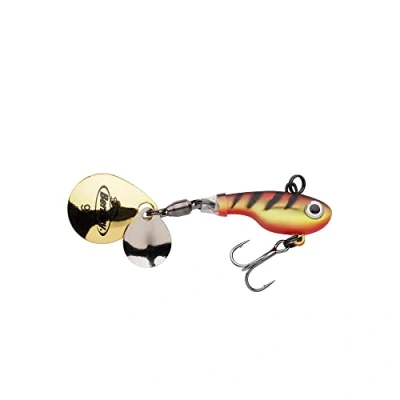 Image of Berkley Pulse Spintail, Jig Lure with Spinner Blade &amp; Fusion Treble Hook Long Casting Hard Bait for Perch, Trout, Pike, Unisex,Yellow 5g 50mm