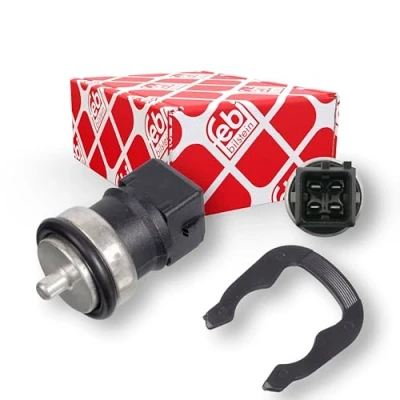 Image of 2263000Q2H, 2263000QAD, 2263000QAF, 22630BN702, 8200202612 Coolant Temperature Sensor FEBI BILSTEIN 26936 black RENAULT: CLIO 3, 2, Kangoo I