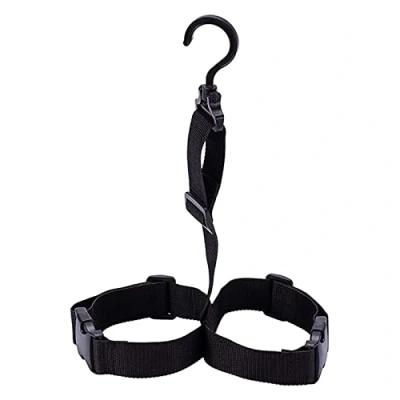 Image of WOEIFGV Fishing Wader Boot Hanger Adjustable Strap For Storage Drying Rack Belt Ribbon Hanging Shoes Hook Holder