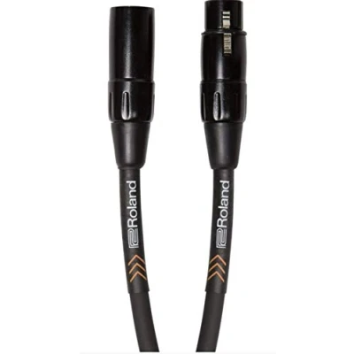 Image of Roland Black Series Balanced Microphone Cable, 25Ft/7.5M Rmc B25