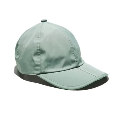 Image of SEALSKINZ Salle Waterproof Unisex All Weather Foldable Peak Cap Hat Outdoor Headwear UV Protection Running, Golf, Hiking Light Green