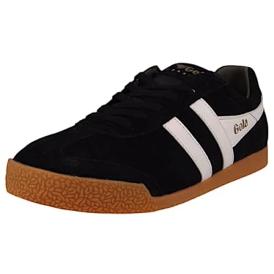 Image of Gola Men Harrier Sneaker, Black Off White Khaki, 9.5 UK
