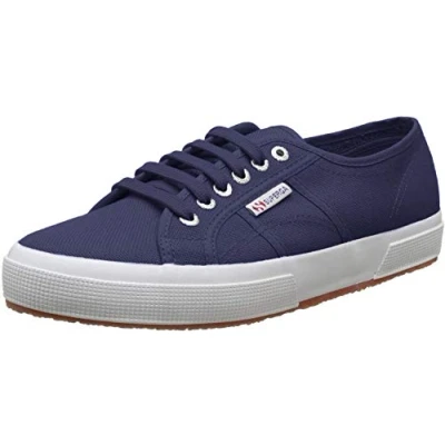 Image of Superga Unisex Cotu Classic Trainers Trainers, Blue Navy, 7 UK