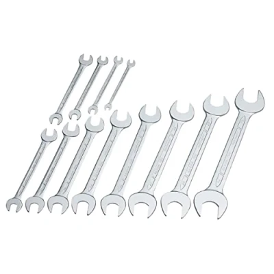 Image of Elora Long Metric Open End Spanner Set (12 Piece)