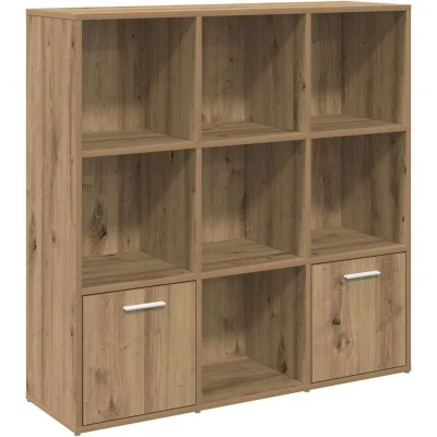 Image of vidaXL Book Cabinet Artisan Oak 98x29x97.5 cm Engineered Wood