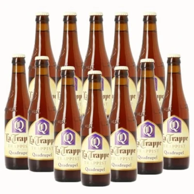 Image of La Trappe Trappist Dutch Quadrupel Beer 10.00% ABV (12 Pack)