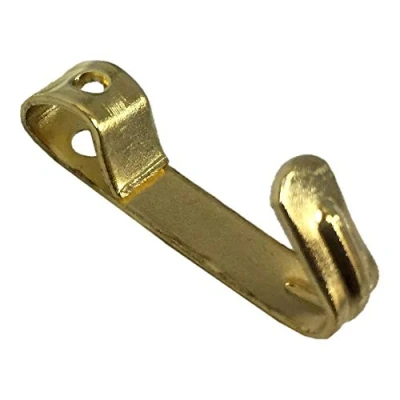 Image of Fort Fasteners Picture Hooks, Single No.1 Small Brassed Midi 30 Hooks